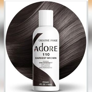 🩷 5/$25 - Adore Darkest Brown Semi-Permanent Hair Color